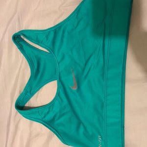 Teal Nike sport bra